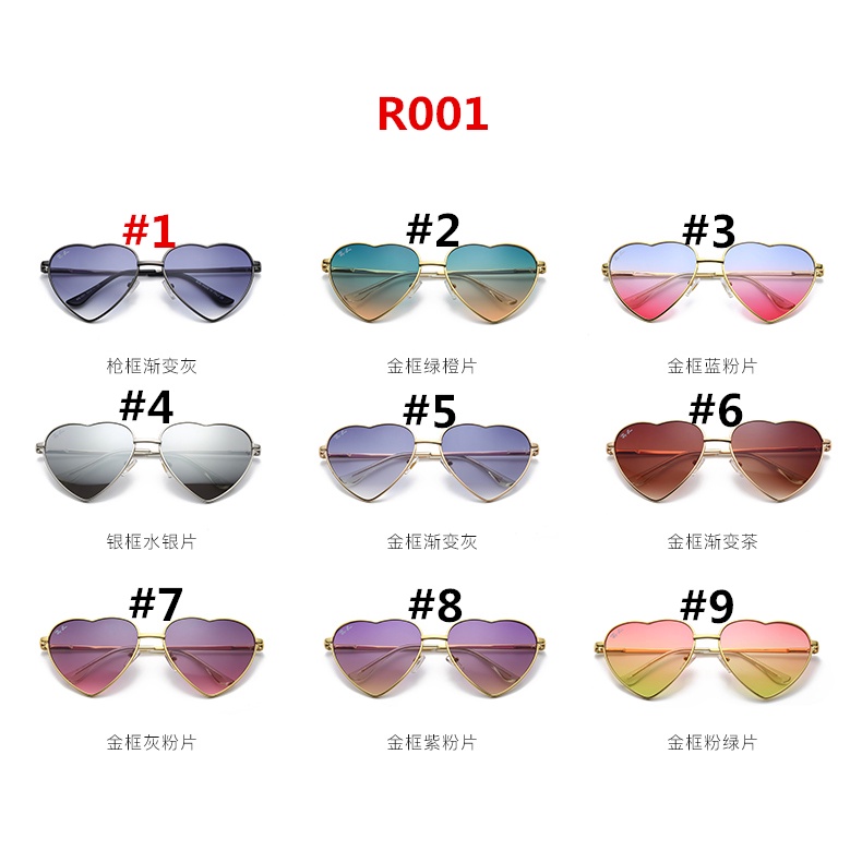 Kính Mát Hình Trái Tim Thời Trang Cho Nữ 001