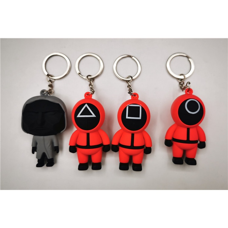 Móc khóa hình con mực phong cách Hàn Quốc