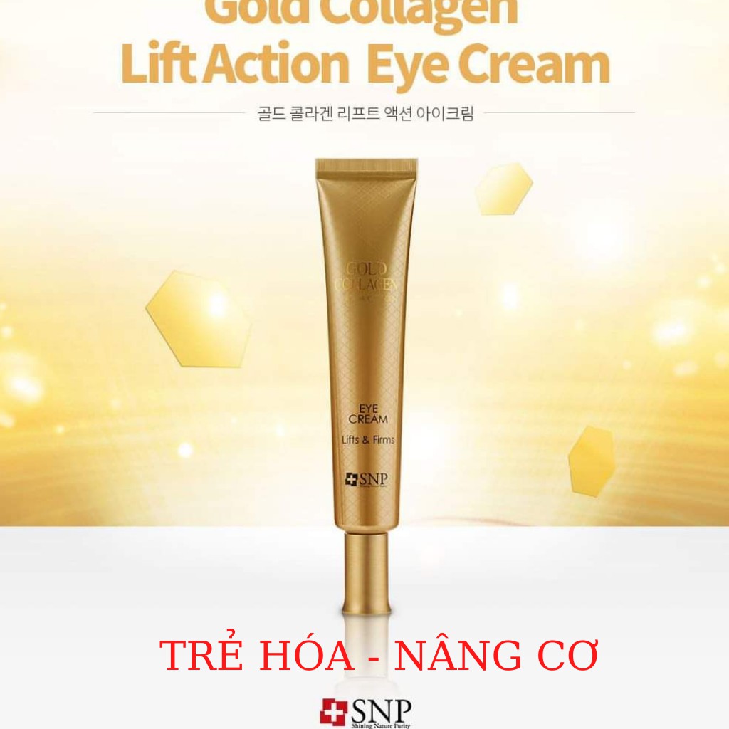 Kem mắt nâng cơ GOLD COLLAGEN LIFT ACTION EYECREAM SNP