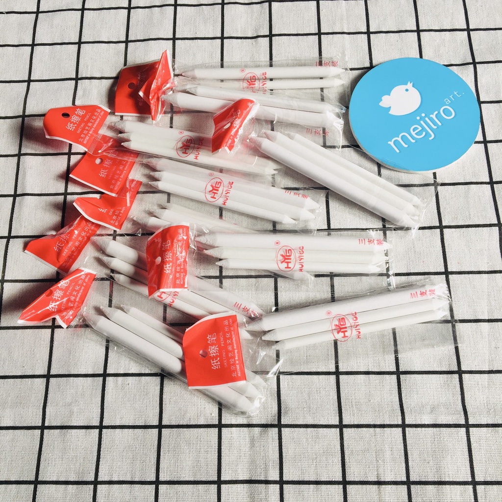 Cây blend màu, di chì bằng giấy3 size dùng blend màu chì, phấn tiên, blend phác thảo, tán màu