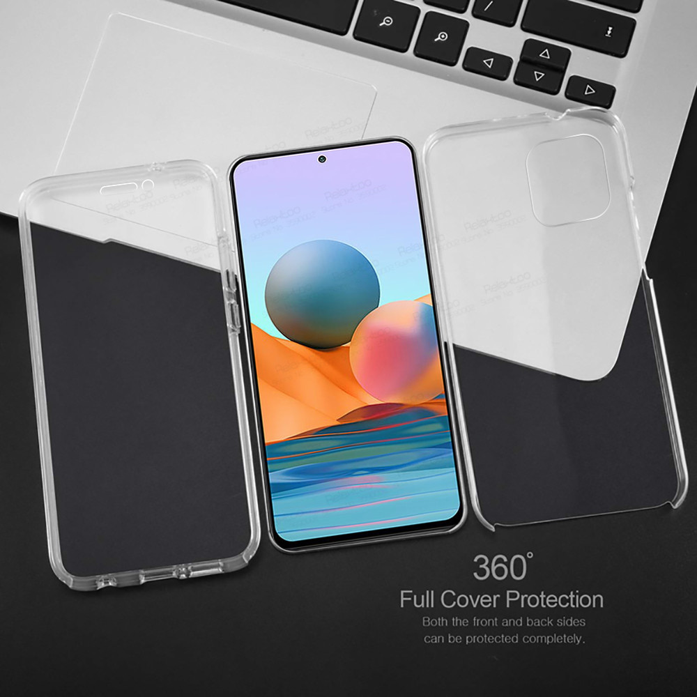 Ốp Điện Thoại Trong Suốt Bảo Vệ 360 Độ Cho Xiaomi Redmi Note 10 Pro 10s Xiomi Redme Nota 9 8 T 8t 9t 7a 7 9a