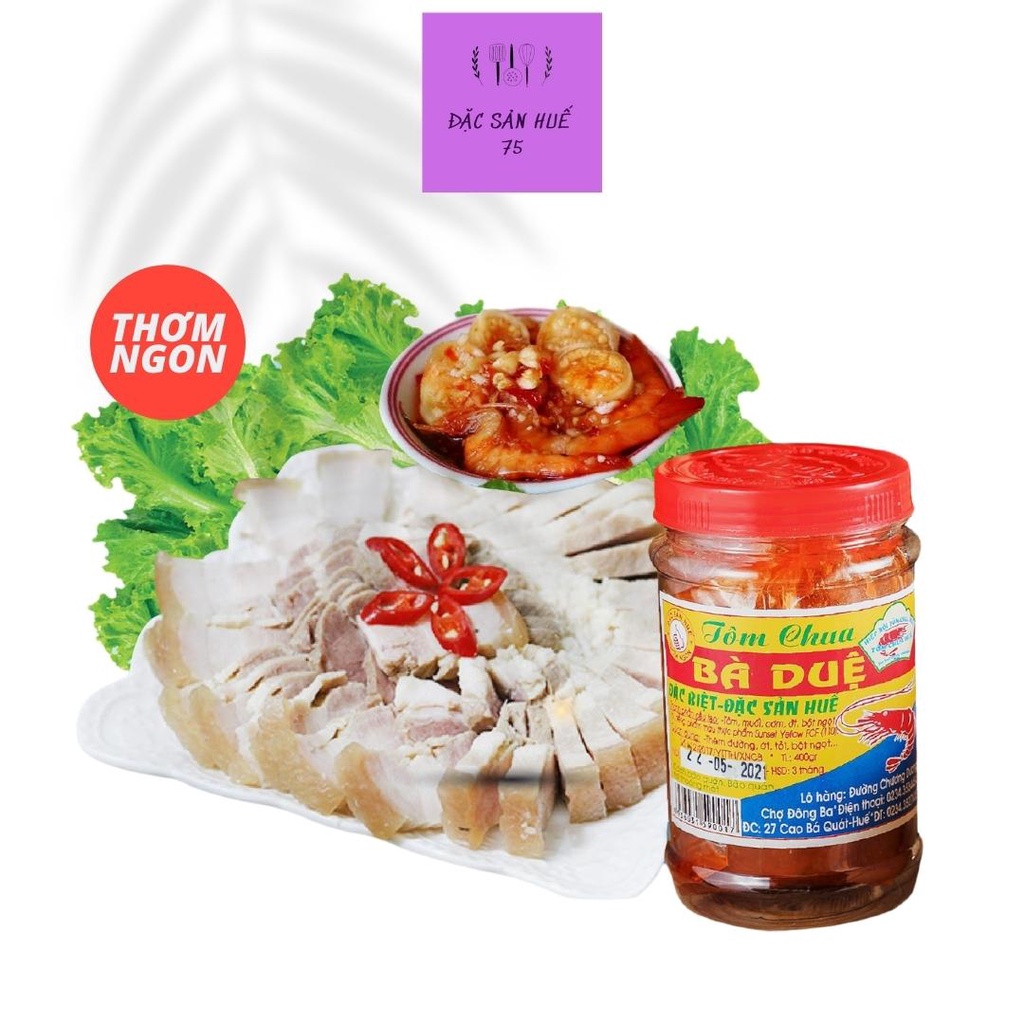 Mắm Ruốc, Mắm Cá Rò, Tôm Chua Bà Duệ 400g/Hũ – Ngất Ngây Các Loại Mắm Đặc Sản Huế