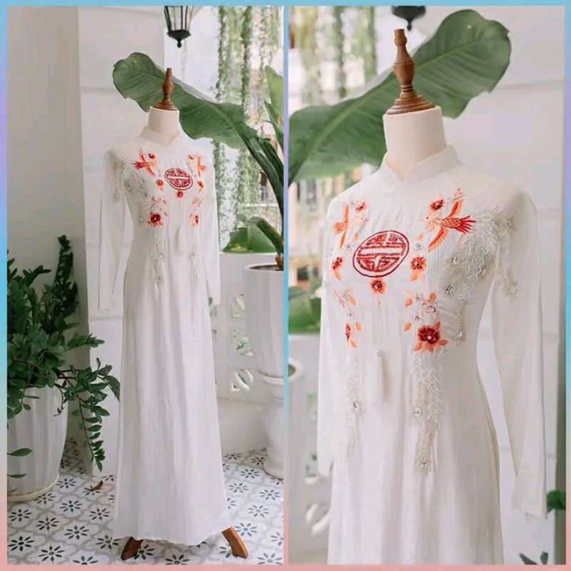 Áo dài trắng sang trọng