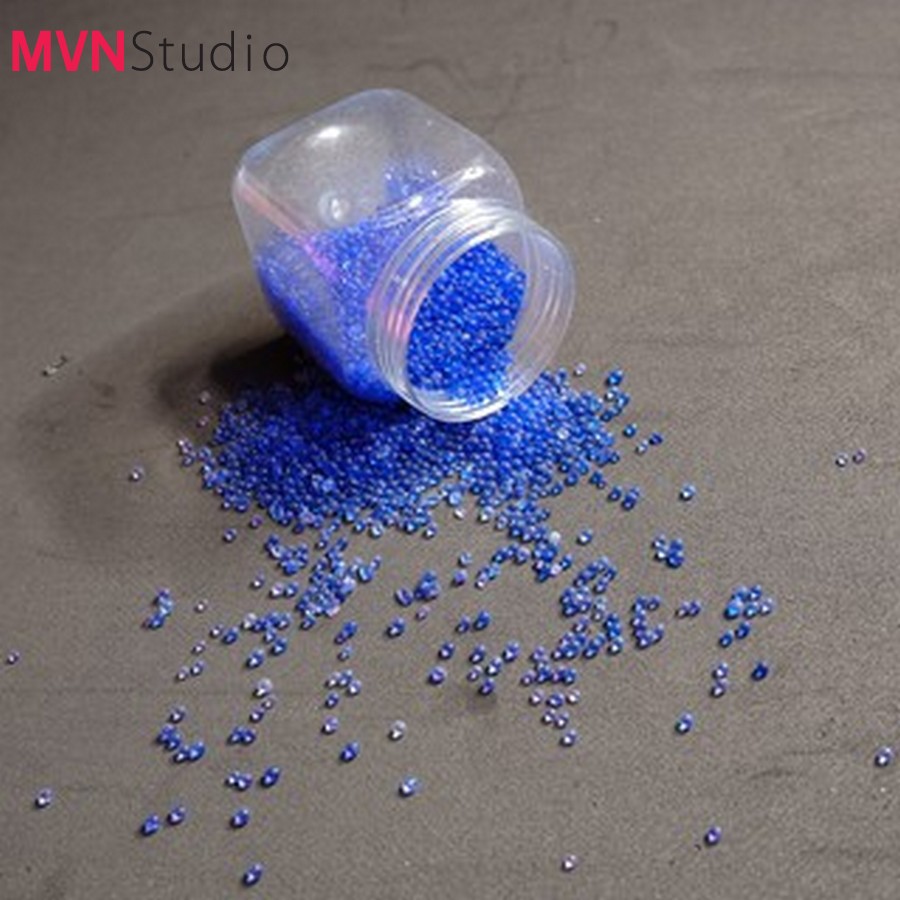 MVN Studio - Hộp 100g hạt hút ẩm silica gel màu xanh hút ẩm nhanh an toàn