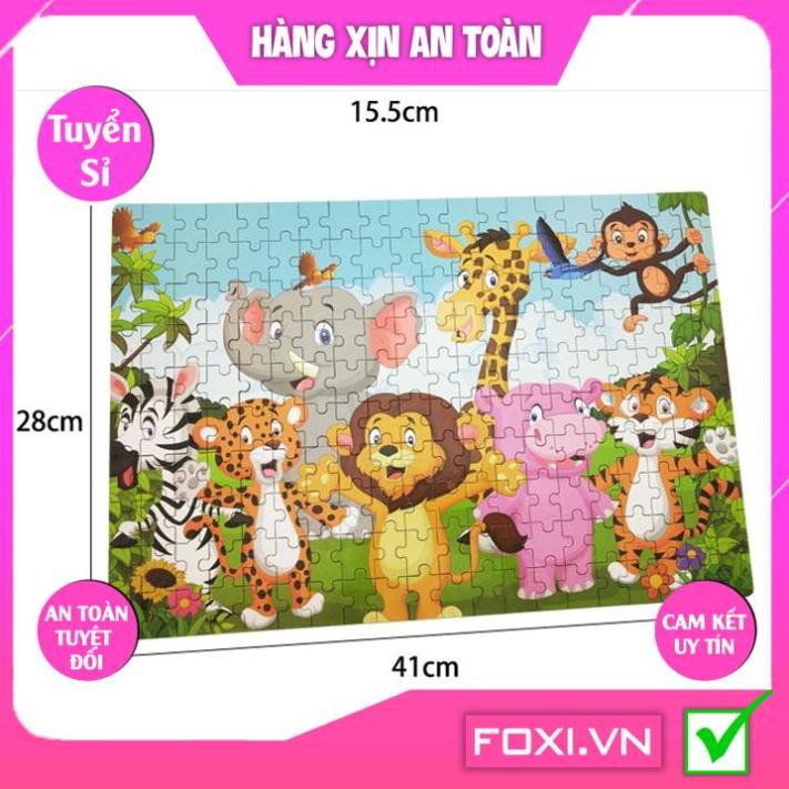 Tranh xếp hình-ghép hình 200 miếng gỗ puzzle nhiều chủ đề-Đồ chơi cho trẻ-phát triển trí tuệBé vừa chơi vừa học thú vị