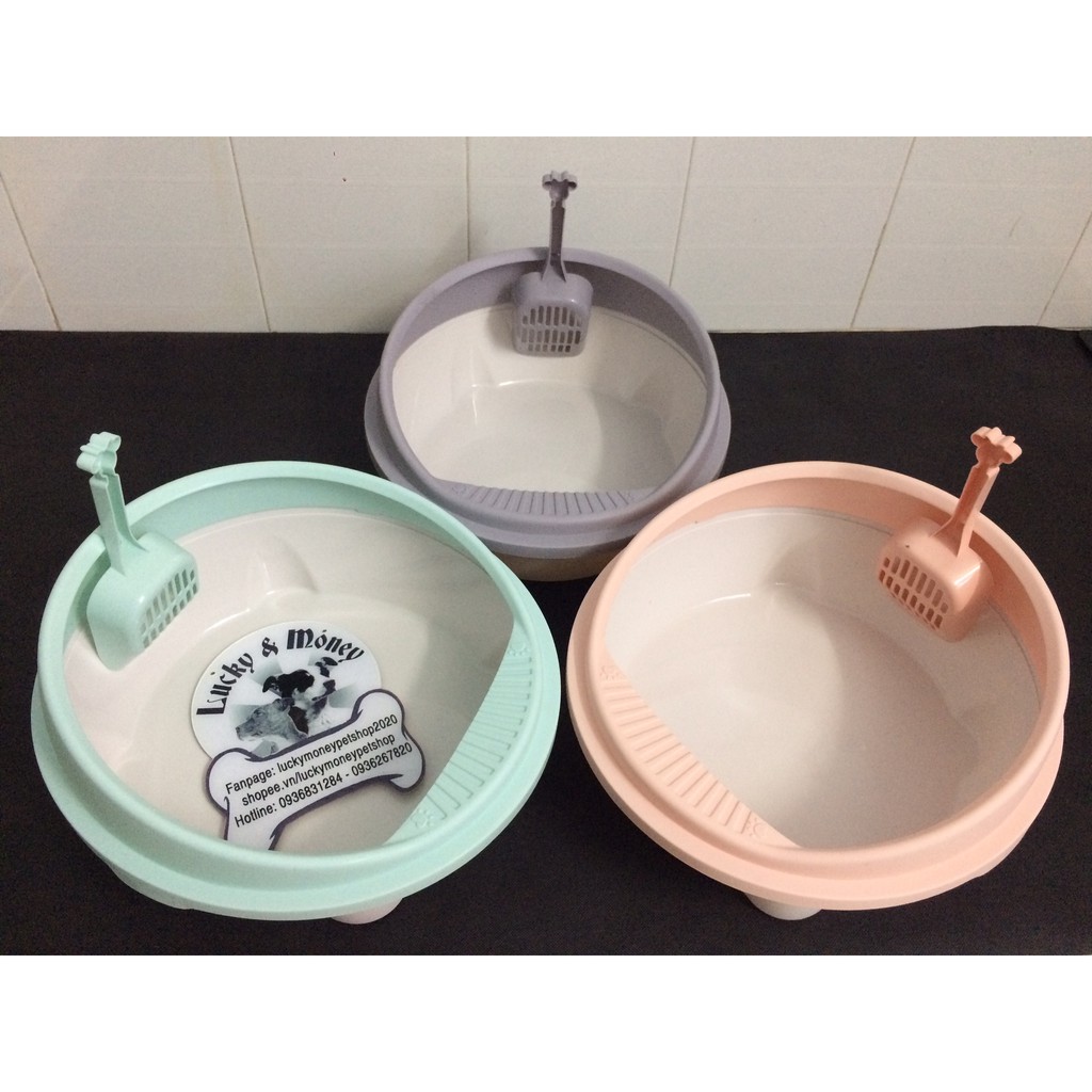 KHAY VỆ SINH MÈO THÀNH CAO KÈM XẺNG