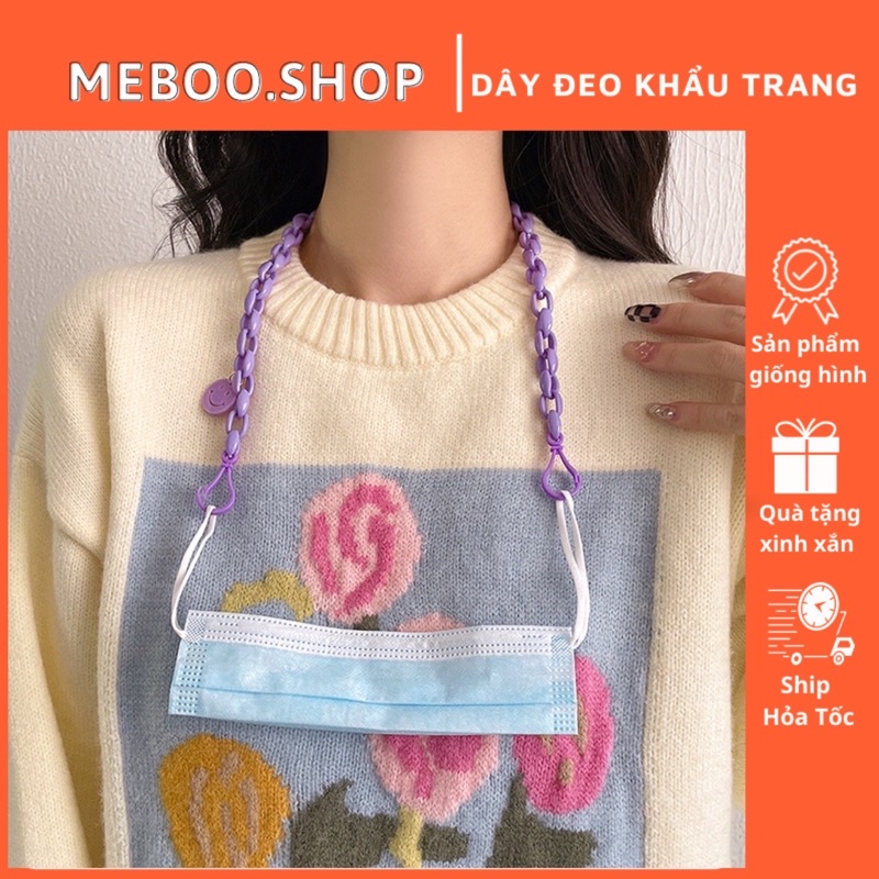 Dây đeo khẩu trang chống mất trẻ em,nam nữ - nhiều mẫu, họa tiết dễ thương