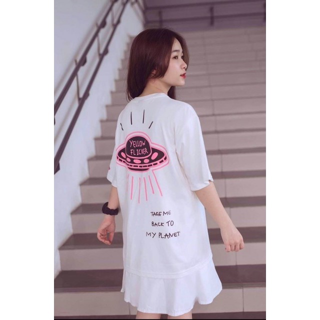 Áo Thun Nam Nữ Tay Lỡ in hình Đĩa Bay 4 màu | BigBuy360 - bigbuy360.vn