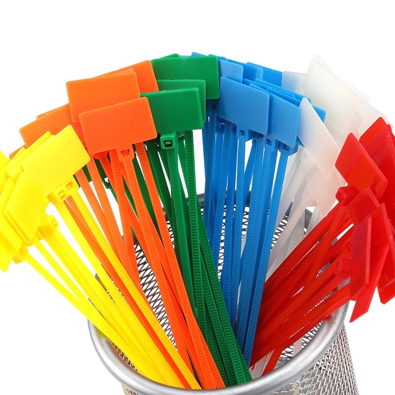 Marker tie with 6 colors, 100pcs/bags