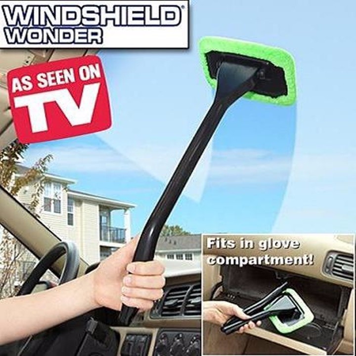 Cây lau cửa kính tiện dụng Windshield Wonder vẽ sinh kính ô tô, nhà cửa , thuận tiện cầm tay, dễ dàng lau chùi