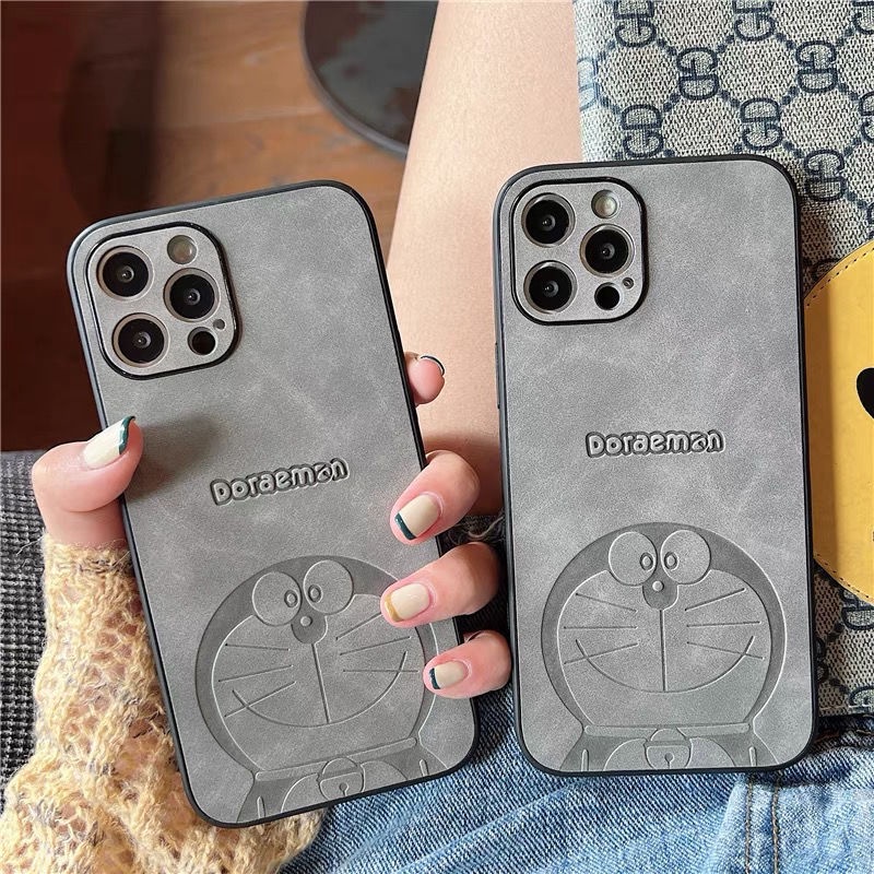 Ốp Điện Thoại Hình Doraemon Cho iPhone 13Promax 11 IXS 7/8Plus 12Promax
