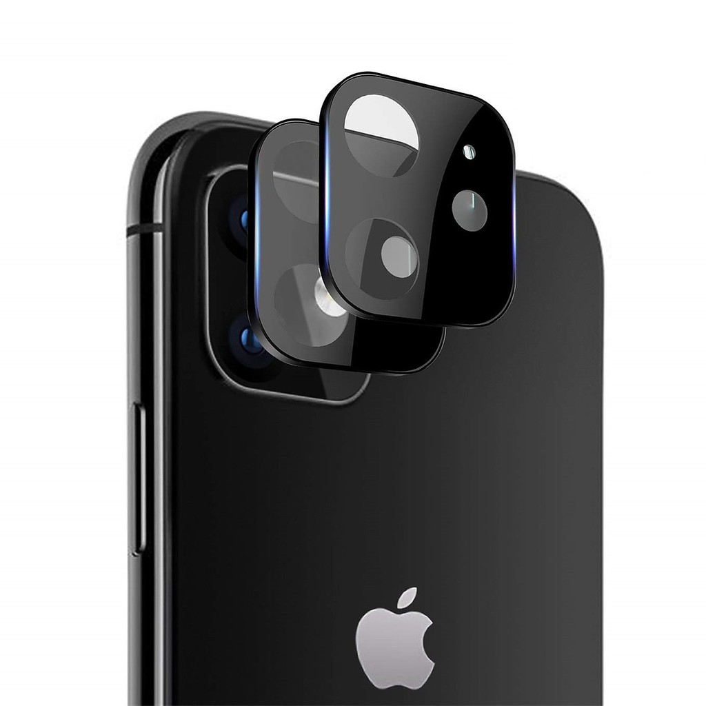 Miếng Dán Cường Lực Camera Iphone 11/Pro Max / Pro ( Màu Đen)