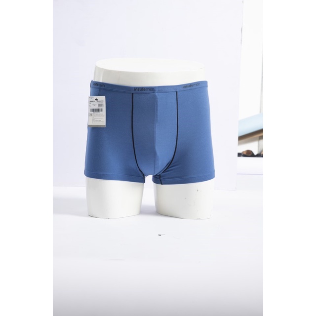 Quần sịp đùi Boxer nam cao cấp INSIDEMEN cạp chun co giãn tiện lợi truyền thống thiết kế gọn nhẹ kháng khuẩn IBX006
