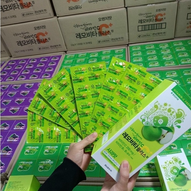 Viên ngậm vitamin C Lemovita - cung cấp đủ lượng vitamin cần thiết hàng ngày