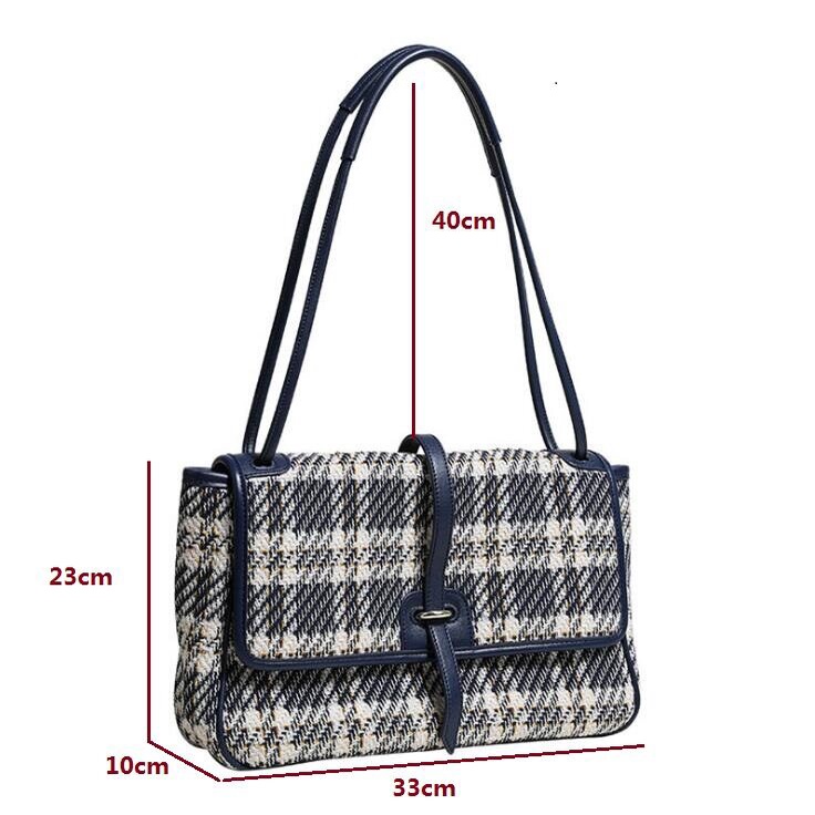 Túi Đeo Vai Envirosax Stray Bag Phối Lưới Màu Trắng Xanh Dương Sức Chứa Lớn Cao Cấp