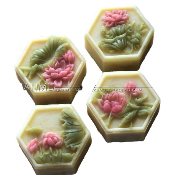 (50 gr và 65 gr ) Khuôn Trung Thu luc giác Mã SP: C38