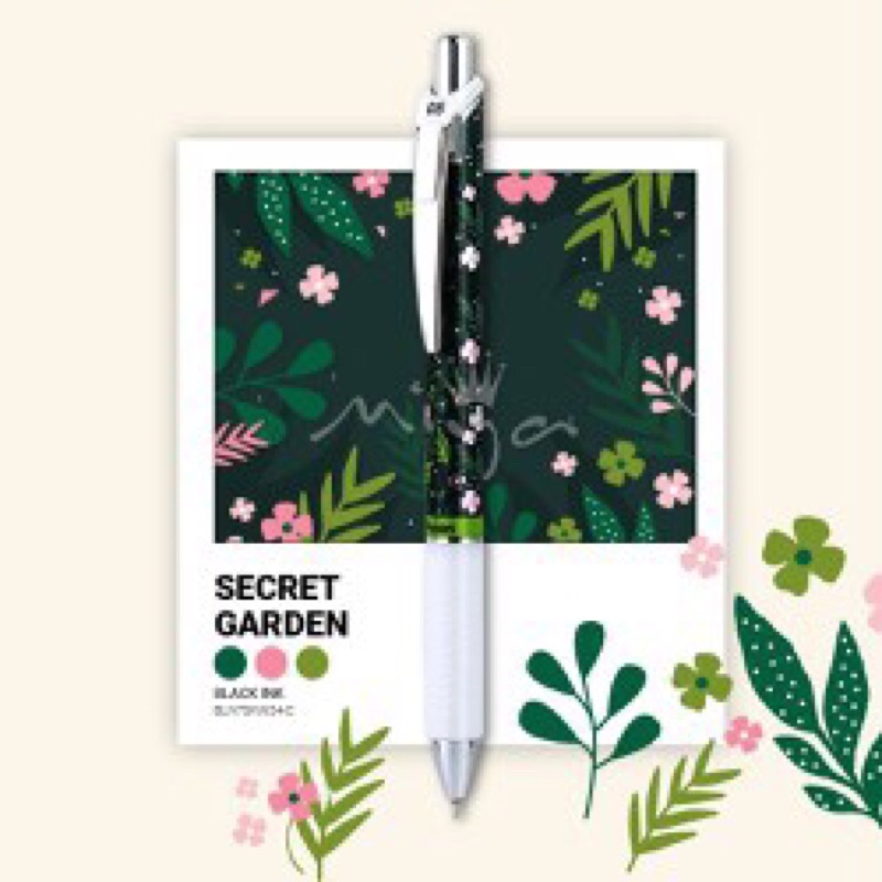Siêu phẩm Energel Kawaii+ 4 : Floral Edition 0.5mm Phong Cách Nhật Bản | Bút Bi Gel Siêu Mượt Siêu Nhanh Khô