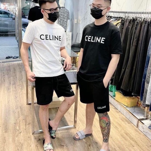 Áo Thun CELINE Basic trẻ trung sang trọng, Áo phông Unisex nam nữ