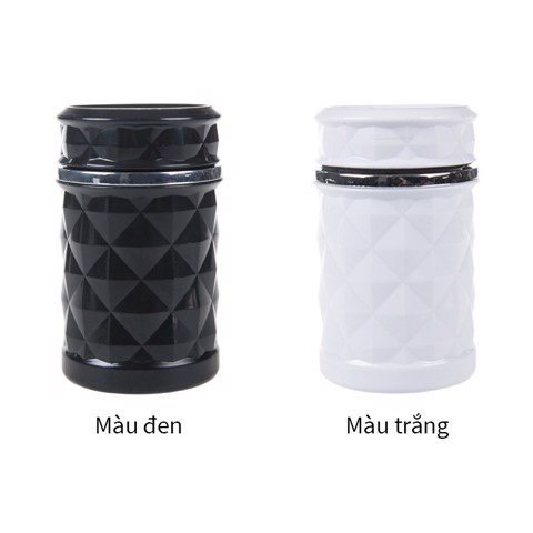 Gạt Tàn Xe Hơi Có Lỗ Thoát Khí Gạt Tàn Cắt Kim Cương 11*7,5cm 6