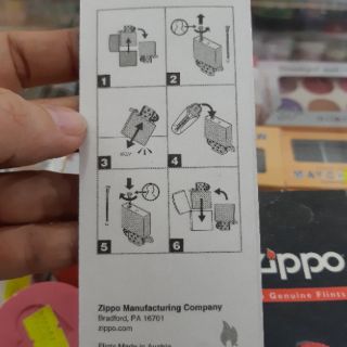 Đá lửa zippo (1 vỉ 6 viên)