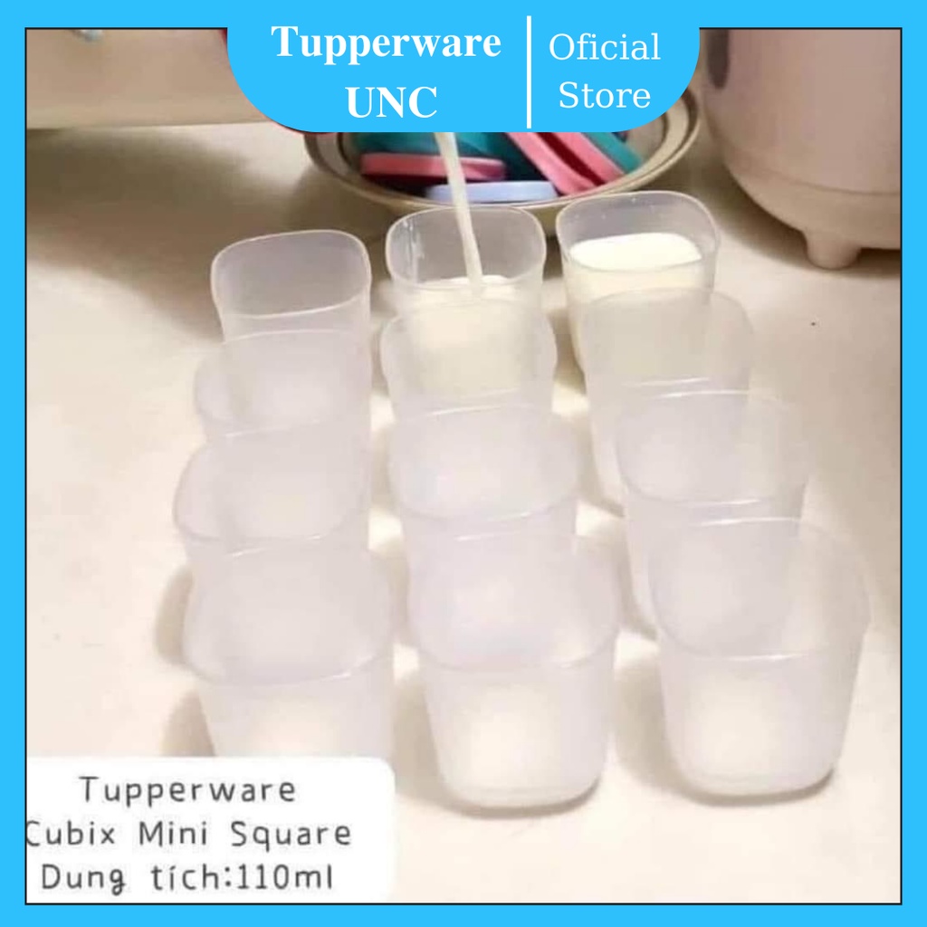 Bộ hộp Bảo Quản Thực Phẩm Tupperware Cubix Mini Square (4)