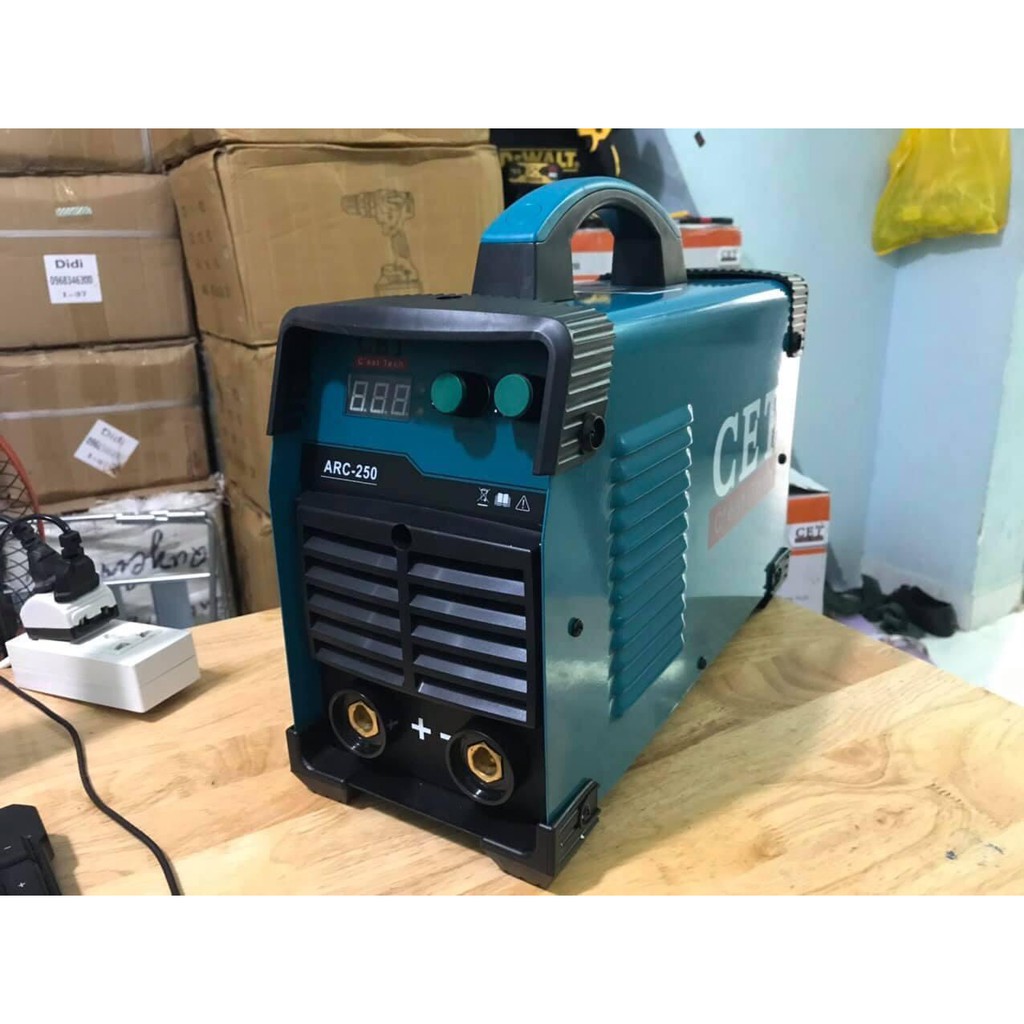 Máy Hàn Mostfet CET ARC - 250 Bao kéo que 4ly cả ngày. Bảo hành 12 tháng, 3 tháng đầu bảo hành 1 đổi 1