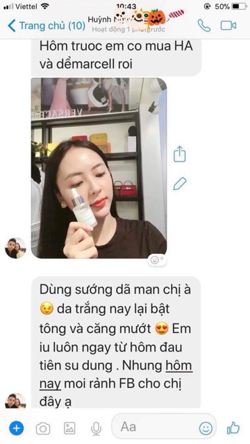 Serum truyền trắng face Gluthatione