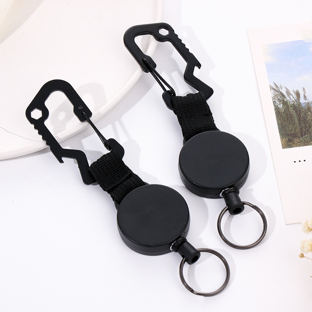 Dây đeo thẻ ID có thể thu gọn kèm móc khóa tiện dụng cho bác sĩ/ y tá