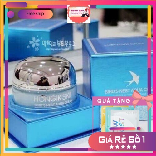 Kem Dưỡng Ẩm , Dưỡng Trắng Da Tổ Yến HONGIK SKIN 50ml [ Auth HÀN QUỐC ]