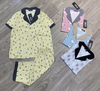 bộ Pijama thô lụa vnxk kèm video ảnh thật