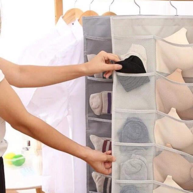Túi Treo Đồ Lót, Vớ 2 Mặt 30 Ngăn Tiện Dụng