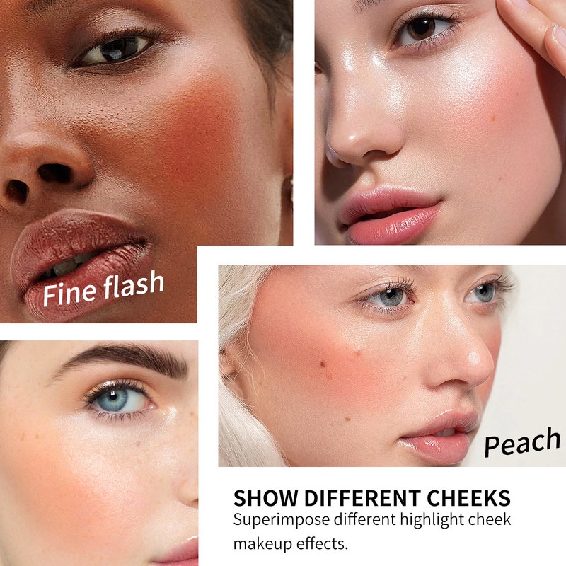 Phấn Má Hồng Dạng Lỏng Lâu Trôi Làm Sáng Tông Màu Da Tự Nhiên Không Thấm Nước Và Mồ Hôi 6 Màu Tùy Chọn