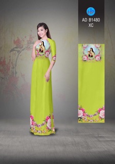Vải áo dài In hình Thánh