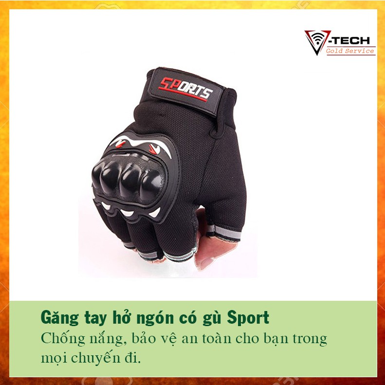 [GIÁ SỈ] GĂNG TAY PHƯỢT HỞ NGÓN, CÓ GÙ SPORT