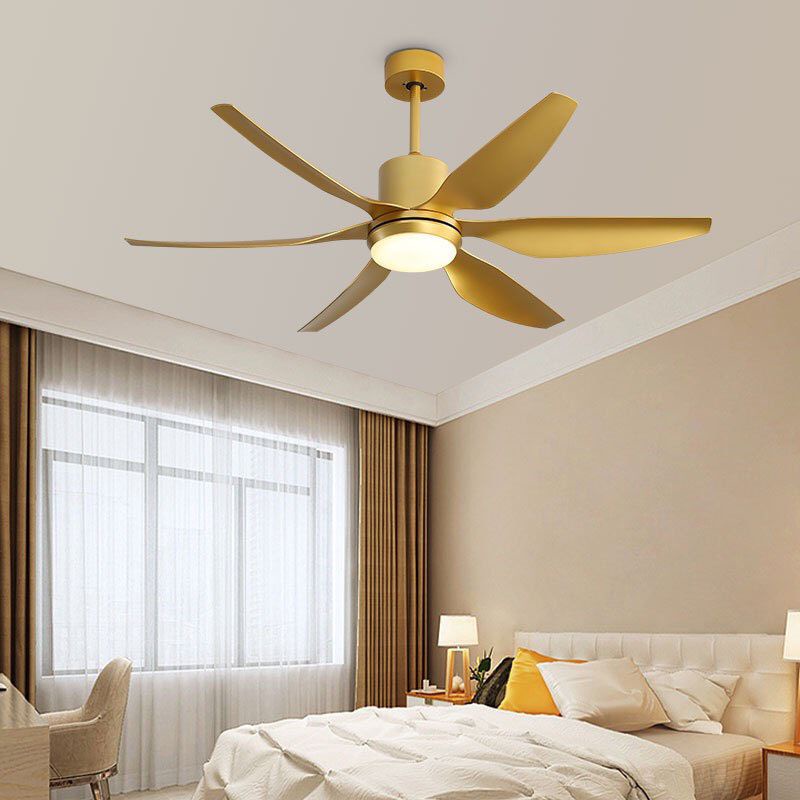 Quạt Trần Đèn 6 Cánh Vàng Đồng bảo hành 5 năm