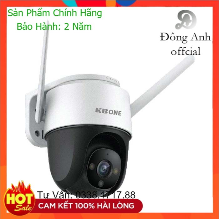 Camera IP Wifi (Kbvision) Kbone KN-S45F 4.0MP | KN-S25F 2.0MP - Full Color - Ban Đêm Có Màu - Ngoài trời - Xoay 360 Độ. | BigBuy360 - bigbuy360.vn