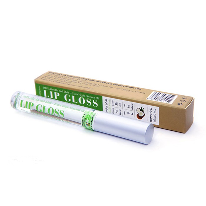 Lip Gloss Dầu Dừa dưỡng môi Milaganics