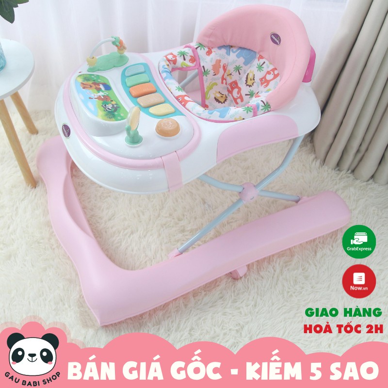 Xe tập đi 2 giai đoạn có đồ chơi màu hồng Mastela 1123 - Hàng chính hãng có bảo hành