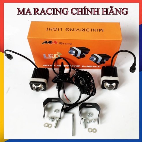 Đèn Led Trợ Sáng mini 2 màu MA Racing chính hãng  mã M1.0- giá 1 bóng