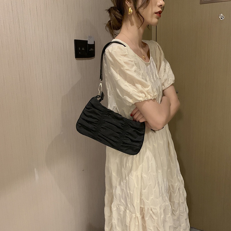 Túi xách IELGY đeo dưới cánh tay nhỏ bằng vải nylon cho nữ