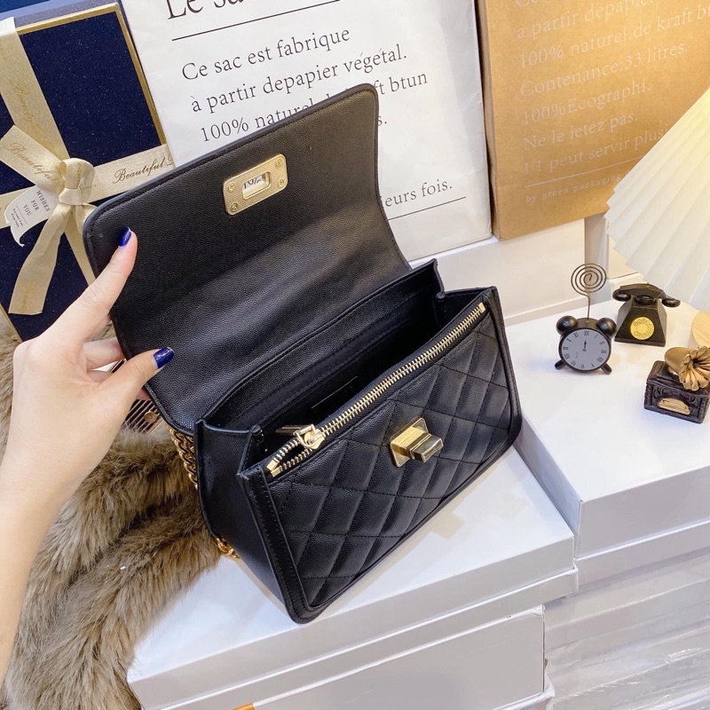 Túi Cê ka khoá xoay size 22 mẫu mới