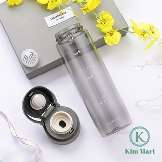Bình Nước Bằng Nhựa Tritan One Touch Sport Lock&Lock ABF763 GRY - Xám 750ml tuyệt đẹp