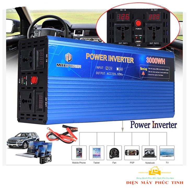 Máy Kích Điện Inverter 3000W