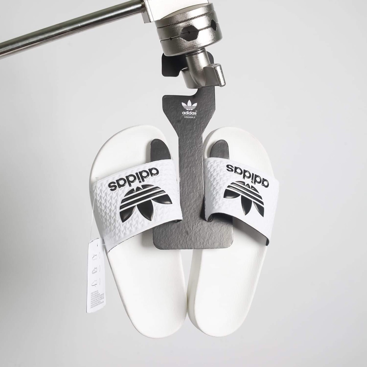 (HÀNG XUẤT XỊN) Dép das trắng Adilette Slides Lite White Women Made in Italy full box tem tag code