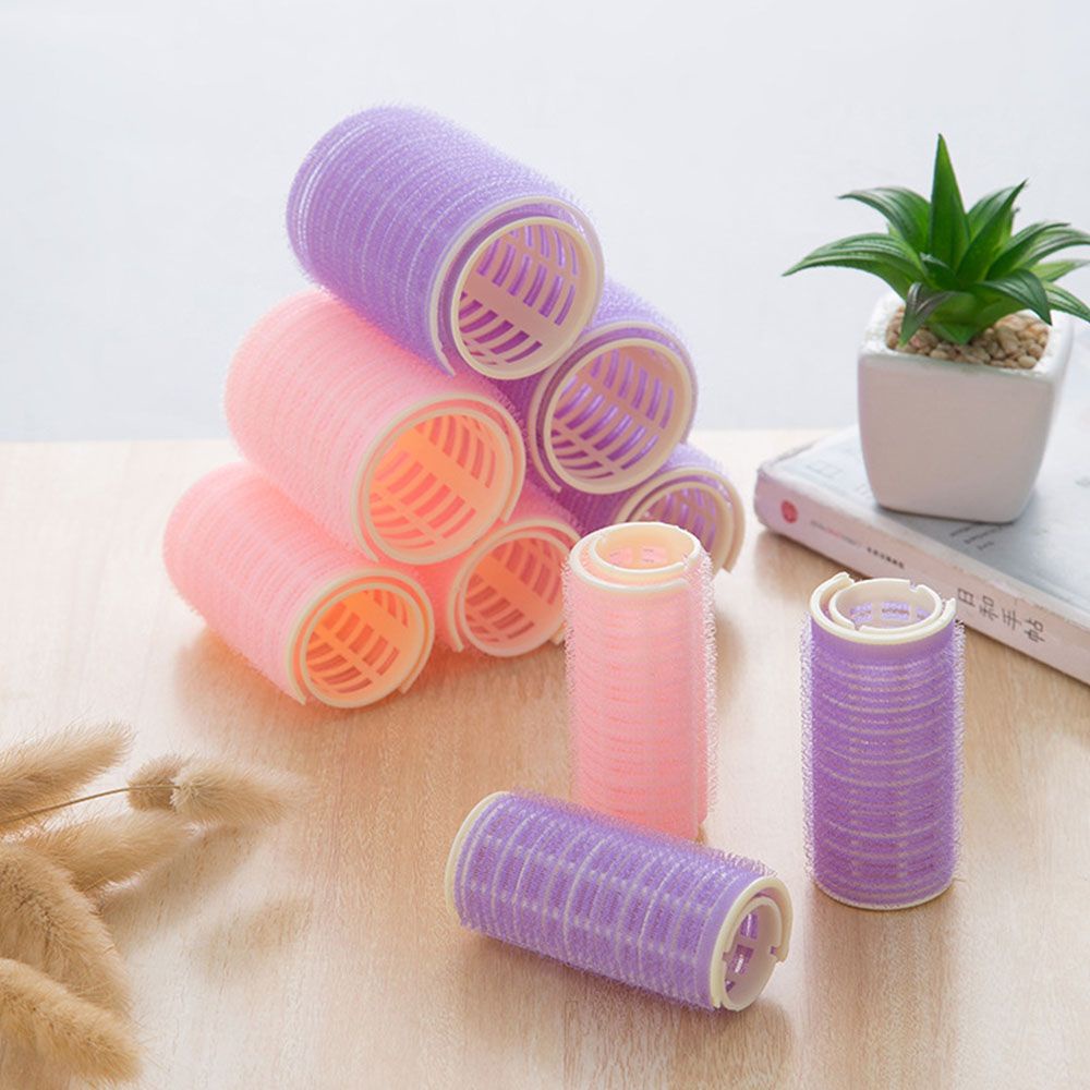 Bộ 2 ống lô uốn tóc bằng nhựa nhiều kích thước tùy chọn chuyên dụng dành cho salon