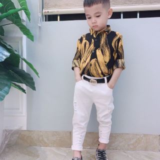 Áo sơ mi lụa HÀN CHÂU