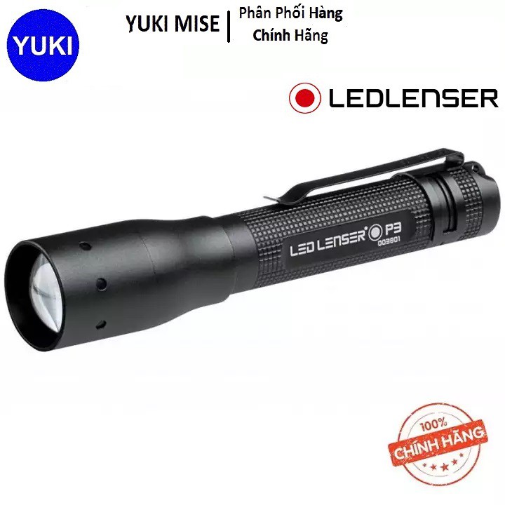 Đèn pin cầm tay – gài áo LED-LENSER P3 YUKI MISE Phân Phối Chính Hãng💯