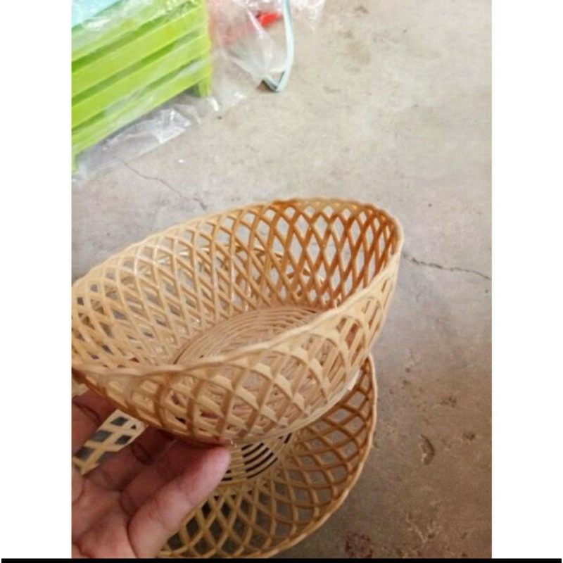 RỔ NHỰA GIẢ MÂY ĐAN - RỔ ĐỰNG HOA QUẢ CAO CẤP  VIỆT NHẬT - GIÁ RẺ