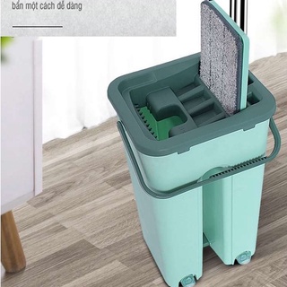 Bộ chổi lau nhà thông minh cây lau nhà thế hệ mới tự vắt 360 Hot 2021