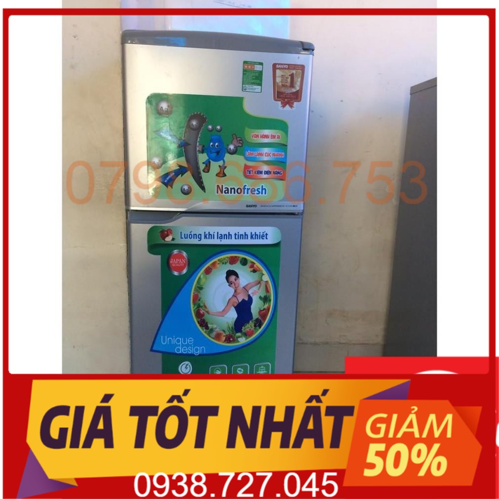 0938.727.045 Giảm giá TỦ LẠNH SANYO 143L QUA SỬ DỤNG ( Đồ Cũ Chỉ Bán ở HCM )